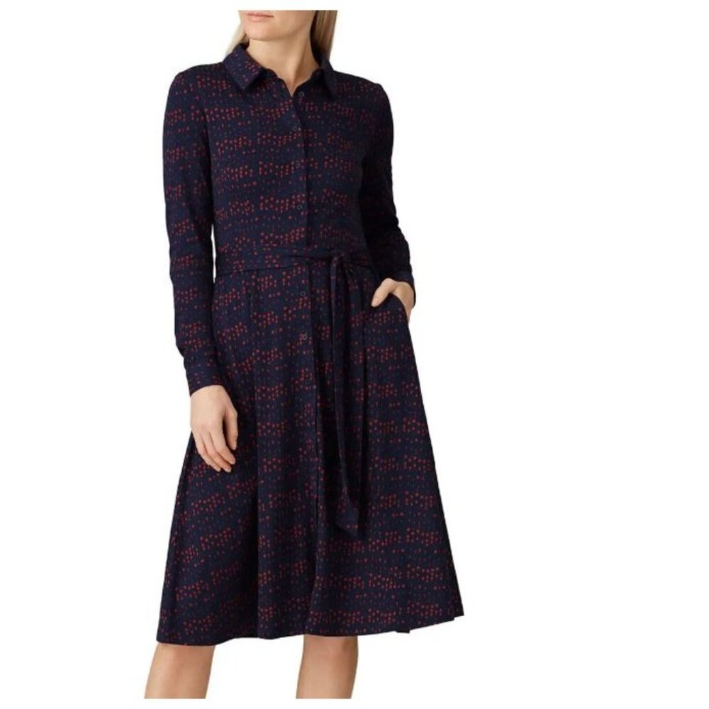 Boden Susannah Jersey Shirt Dress Size 6R